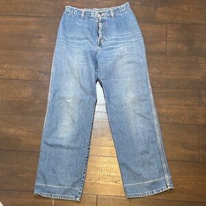 Levi's Light Blue Wide Leg Jeans